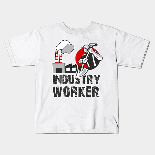 Industry Worker Kids T-Shirt by valentinahramov